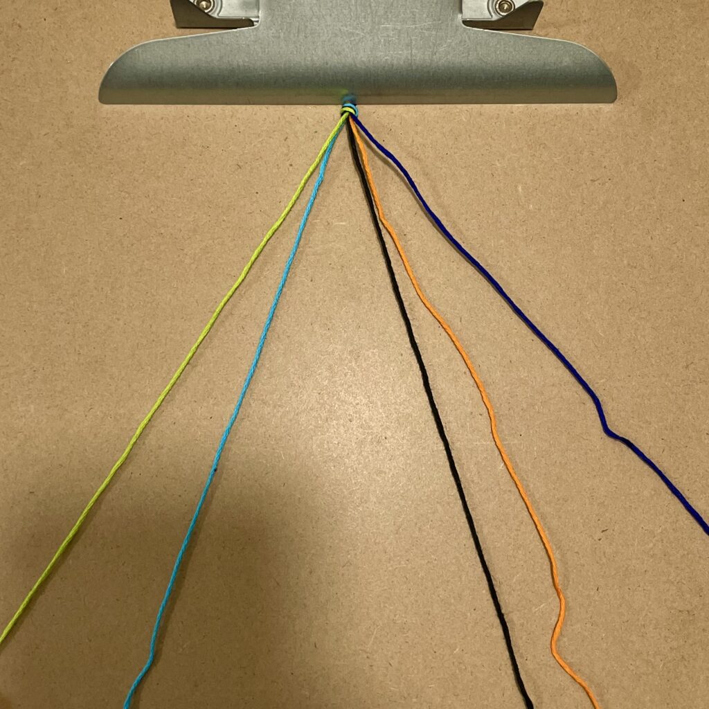 Figure 7. Step 7: Secure your threads.